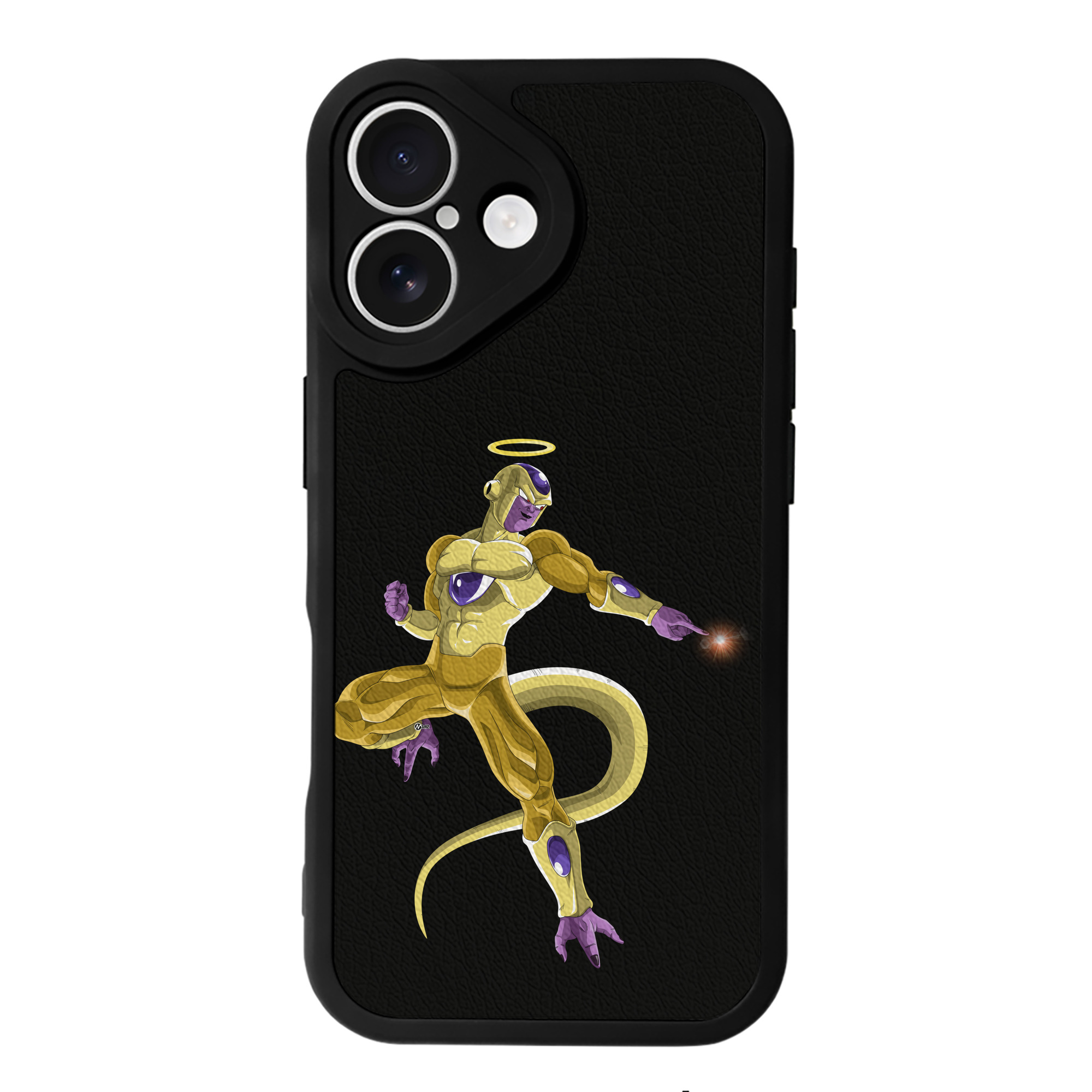 （画像用） ドラゴンボール フリーザ DRAGON BALL Frieza 【iPhone 16シリーズ対応】シリコンスマホケース（レザー調） 材質：シリコン